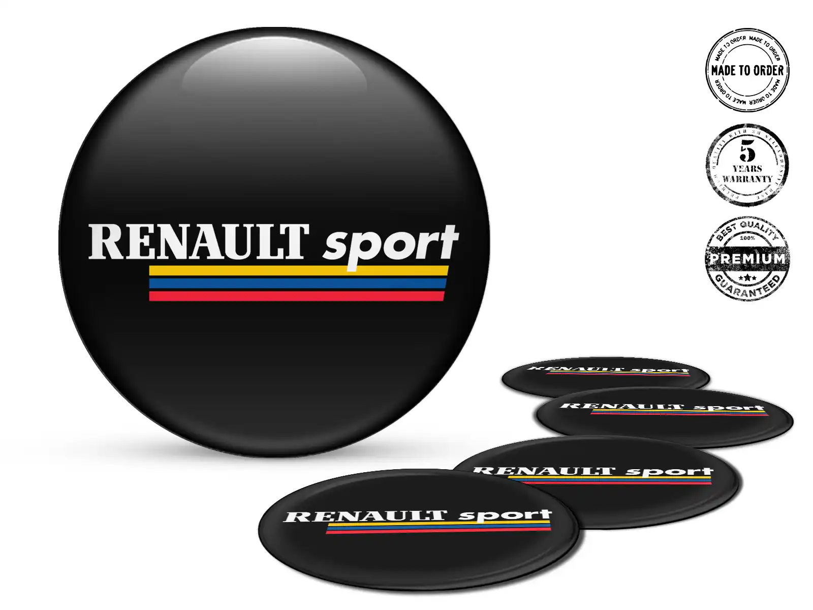 Renault Radaufkleber Edition Luxus-Silikon-Stil